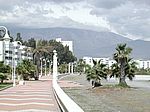 Promenade am Strand