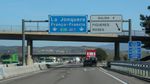 hier fahre ich von der Autobahn ab