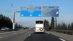 hier geht es runter auf die A54, mein Ziel heißt Arles