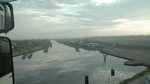Kanal zum Meer am Rand von Caen