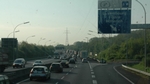 zum Glück fahren wir hier raus....