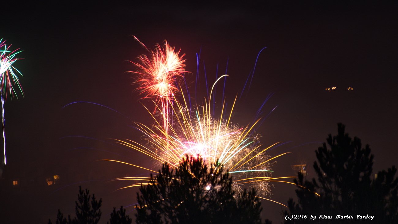 Feuerwerk Waldpark Eisingen
