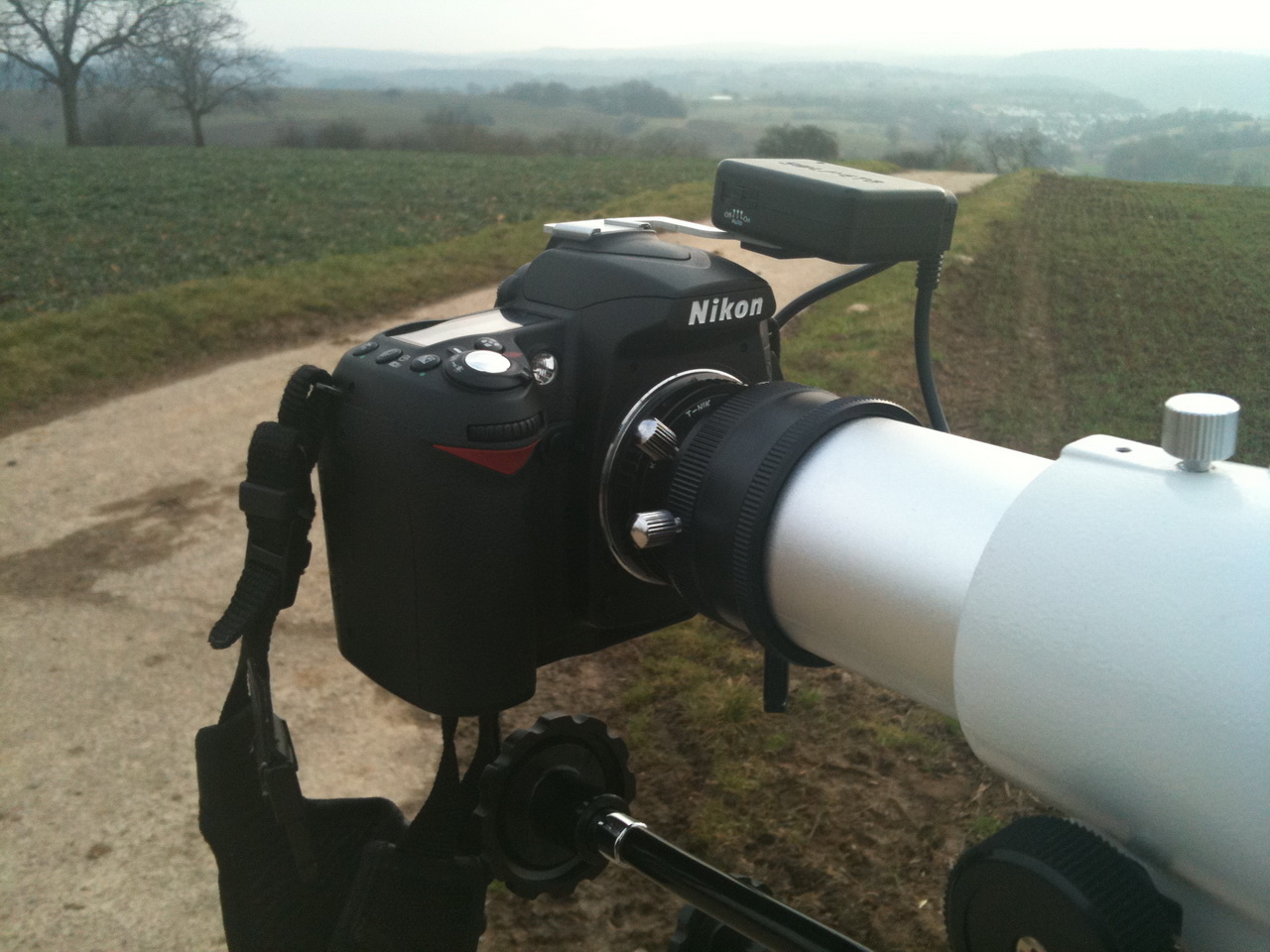 D90 mit Skywatcher 102/500mm