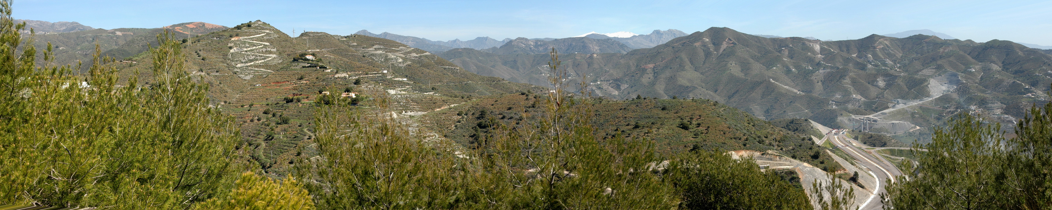 Blick auf die Berge