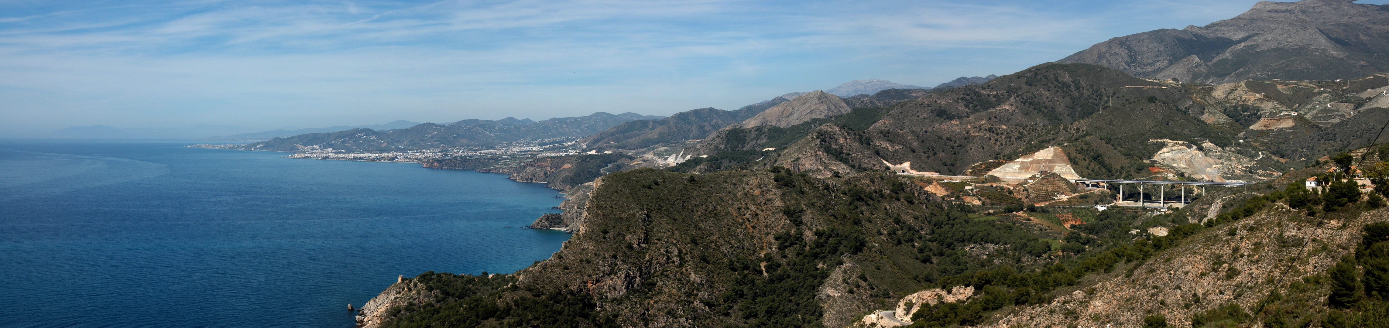 Blick auf die Kste nach Nerja